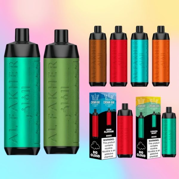 Al Fakher Crown Bar 8000 Puffs | Vaper Store