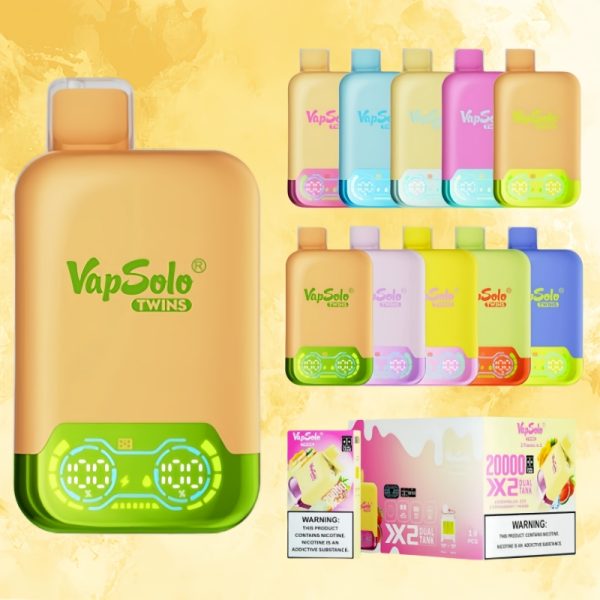 VapSolo Twins 20000 Puffs | Vaper Store