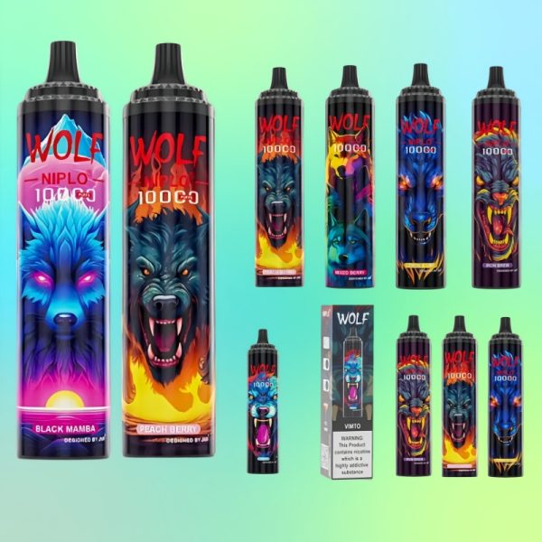 Vaper JNR Wolf Niplo 10000 Caladas | Vaper Store