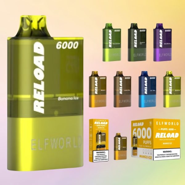 Vaper Elfworld Reload 6000 Caladas | Vaper Store