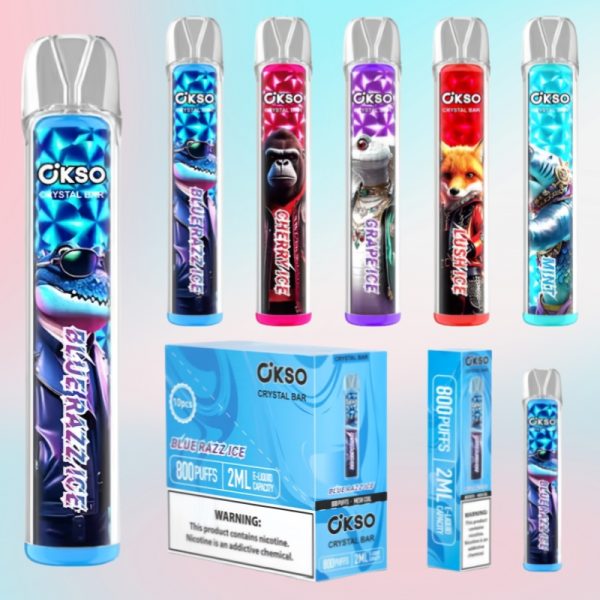 Vaper OKSO Crystal Bar 800 Caladas | Vaper Store