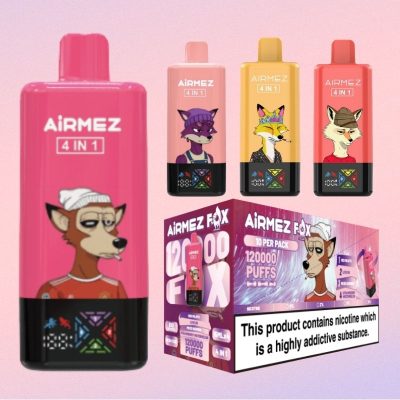 Airmez Fox 4 IN 1 120k Puffs | Vaper Store Airmez Fox 4 IN 1 120k Puffs | Vaper Store