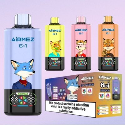 Airmez Fox 6 IN 1 140k Puffs | Vaper Store Airmez Fox 6 IN 1 140k Puffs | Vaper Store