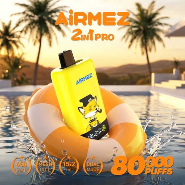 Airmez Fox 2 IN 1 80000 Puffs | Vaper Store Airmez Fox 2 IN 1 80000 Puffs | Vaper Store