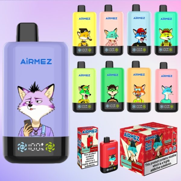 Airmez Fox 2 IN 1 80000 Puffs | Vaper Store Airmez Fox 2 IN 1 80000 Puffs | Vaper Store