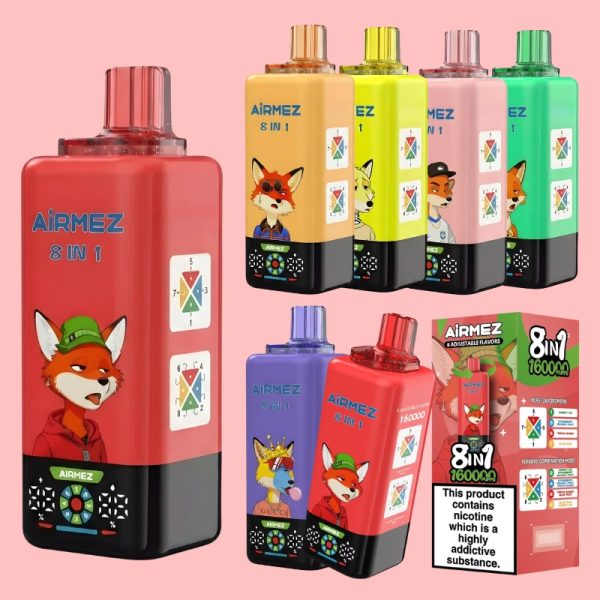 Airmez Fox 8IN1 160K | Vaper Store Airmez Fox 8IN1 160K | Vaper Store